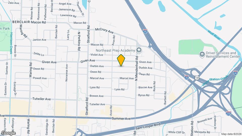 4817 Durbin Ave Map and Location Details