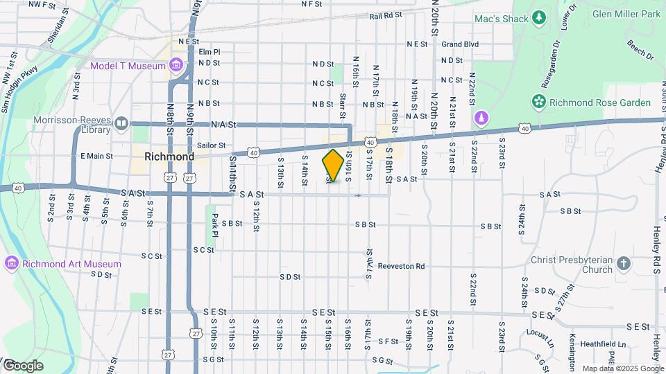 61 S 15th St Map and Location Details