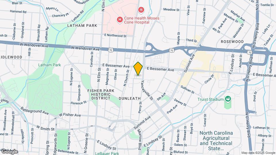 421 E Hendrix St Mapa y Detalles de la Ubicación