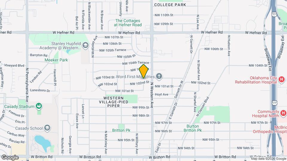 1121 NW 102nd St Map and Location Details