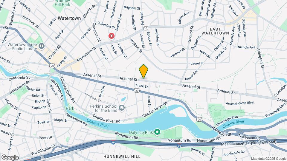 225 Arsenal St, Unit 225 Map and Location Details