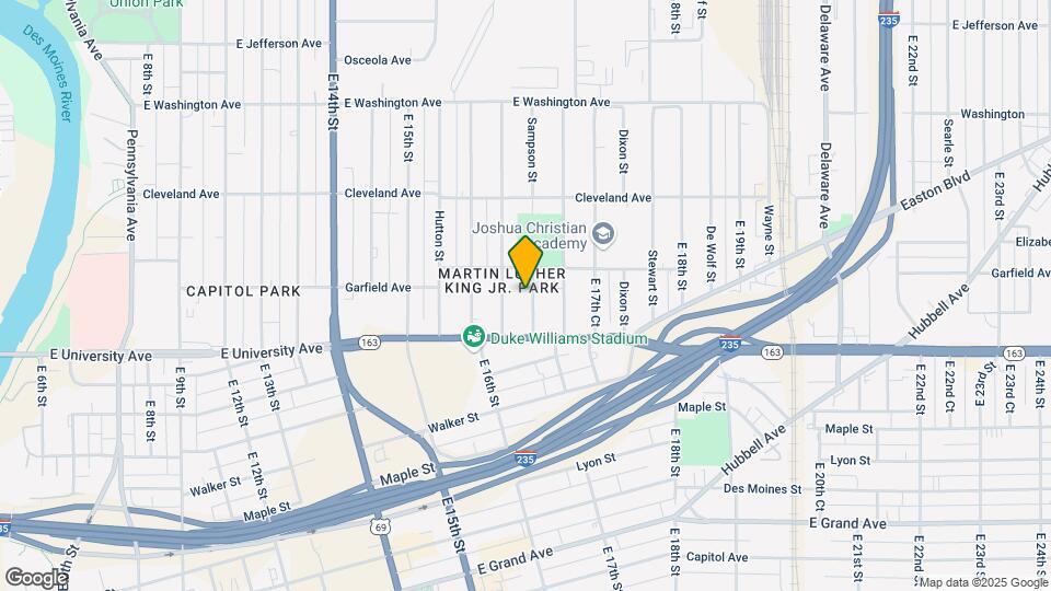 1240 Sampson St Map and Location Details