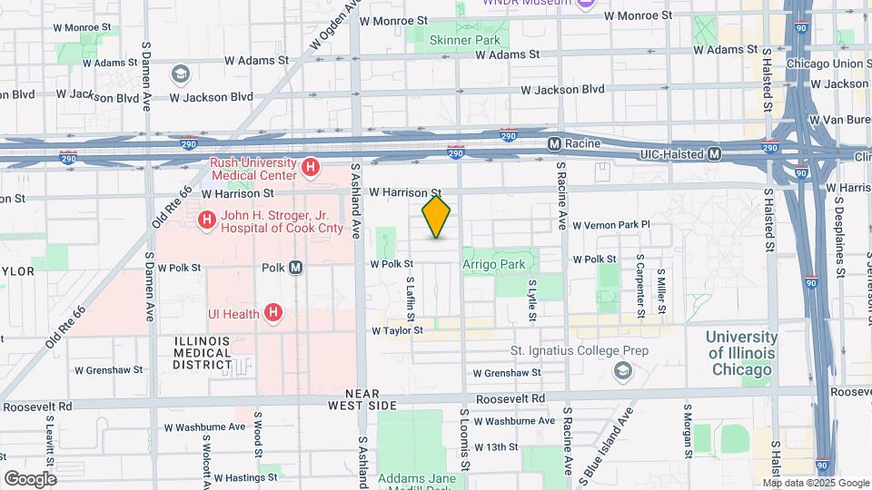 1427 W Lexington St, Unit 2nd Map and Location Details