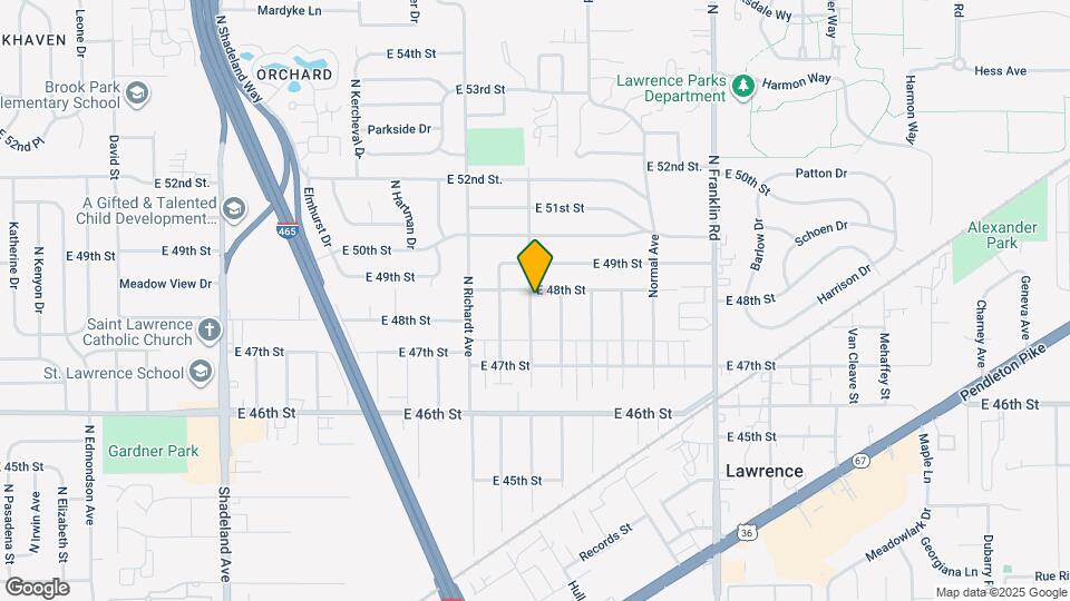 4769 N Mitchner Ave Map and Location Details