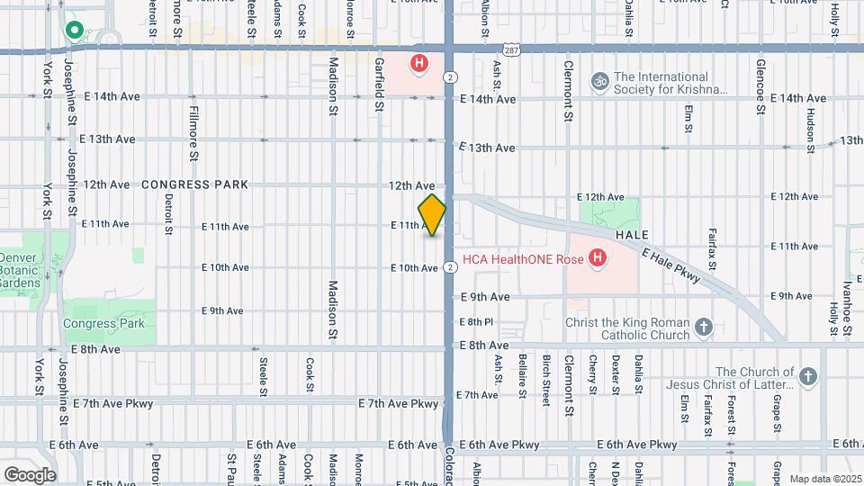 1046 Harrison St Map and Location Details
