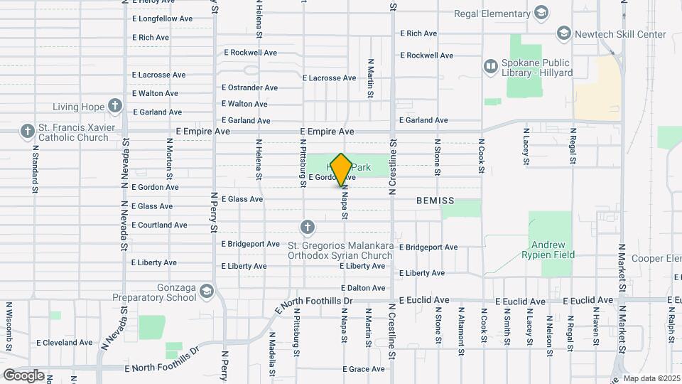 1825 E Glass Ave Map and Location Details