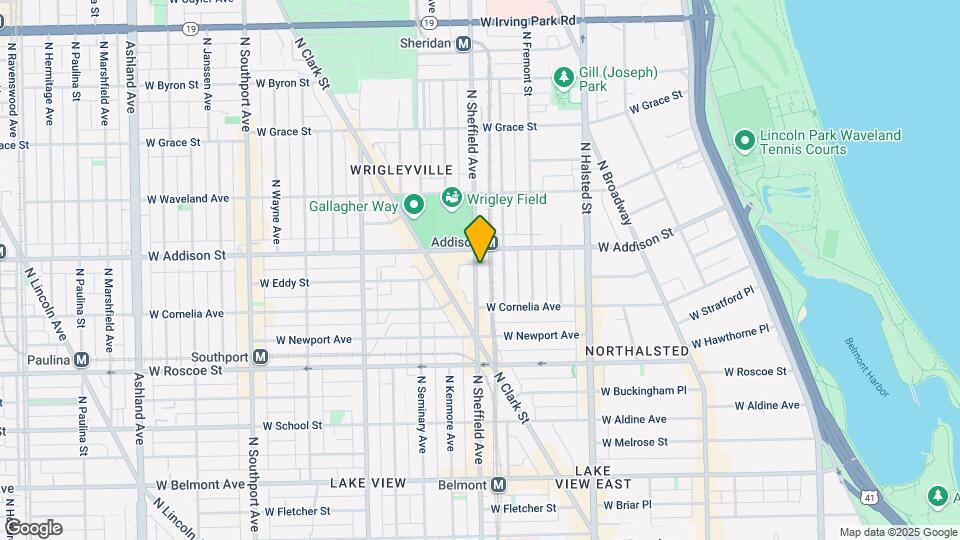 3535 N Sheffield Ave Map and Location Details