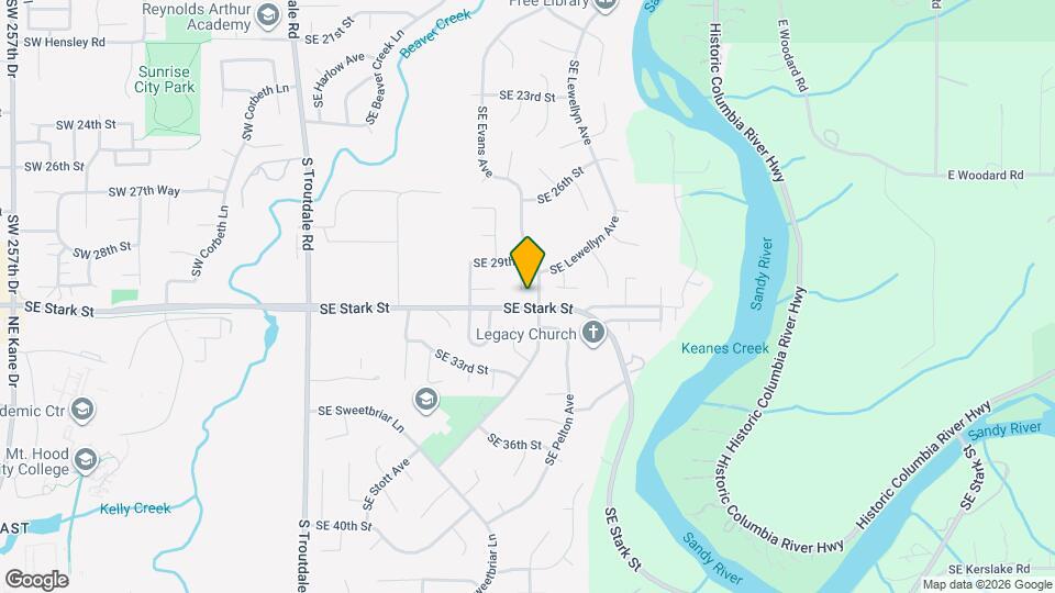 3036 SE Lewis Ct Map and Location Details