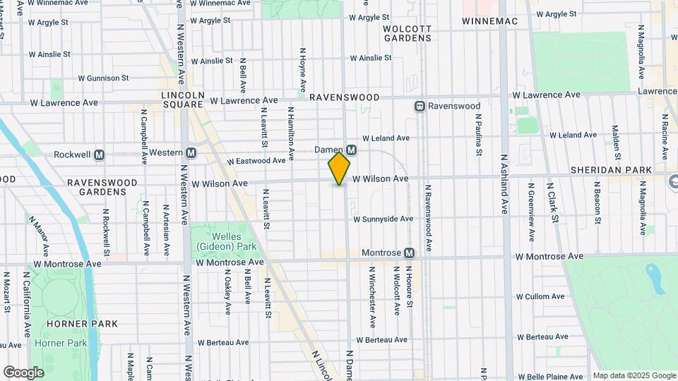4542 N Damen Ave, Unit M04B Mapa y Detalles de la Ubicación