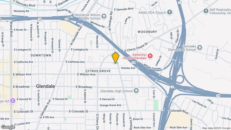 239 N Verdugo Rd Mapa y Detalles de la Ubicación