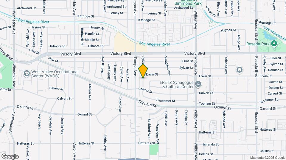6217 Sylvia Ave Map and Location Details