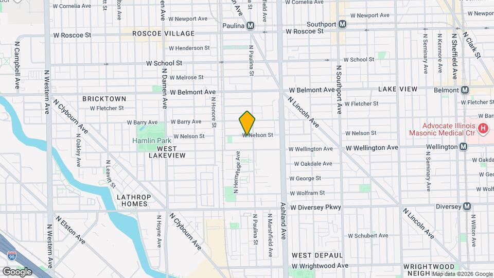 1711 W Nelson St, Unit J09P Mapa y Detalles de la Ubicación