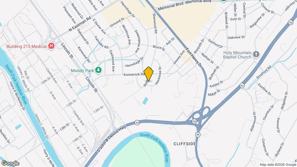 2361 Hiwassee Dr Map and Location Details