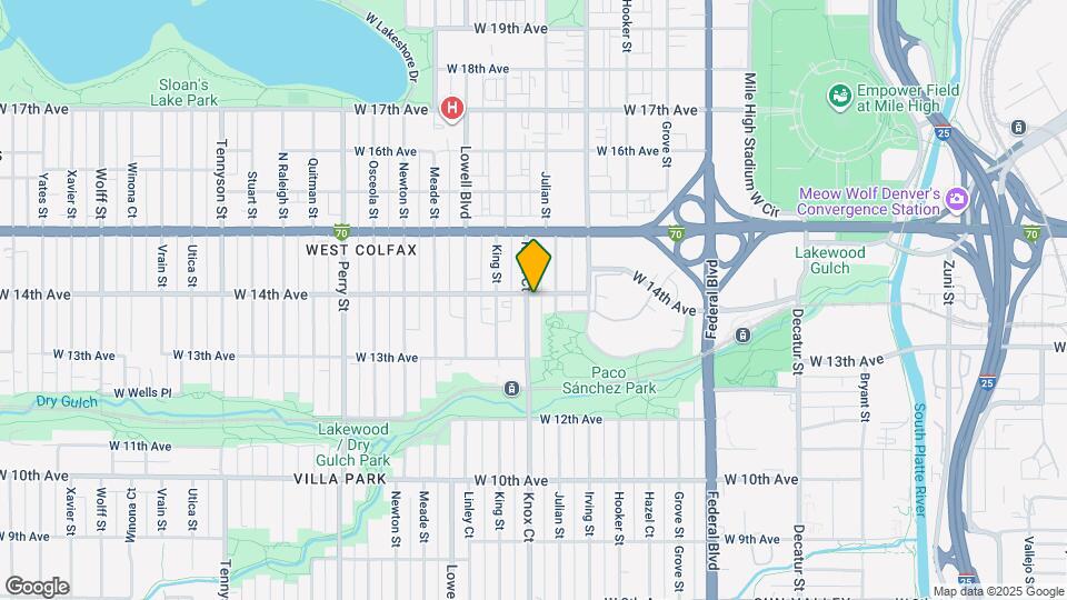 1398 Knox Ct Map and Location Details