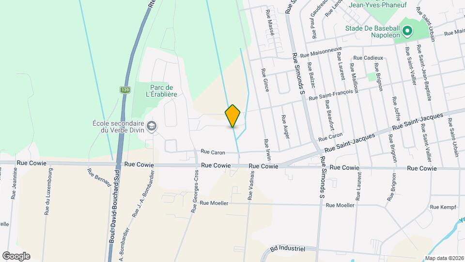 937 Caron Rue Map and Location Details