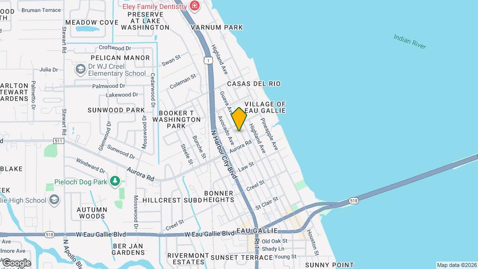 1812 Guava Ave Map and Location Details