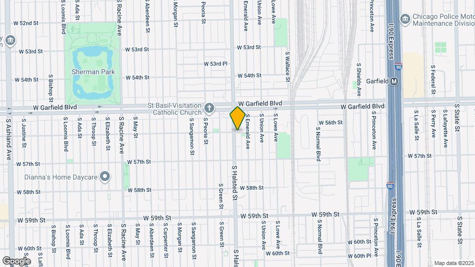 5601 S Halsted St Map and Location Details