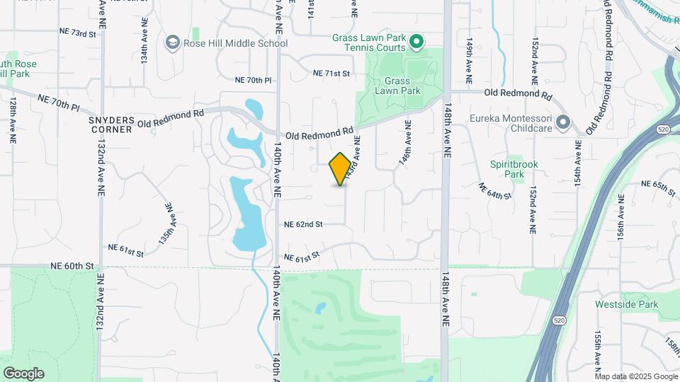 14219 NE 64th Ct Map and Location Details