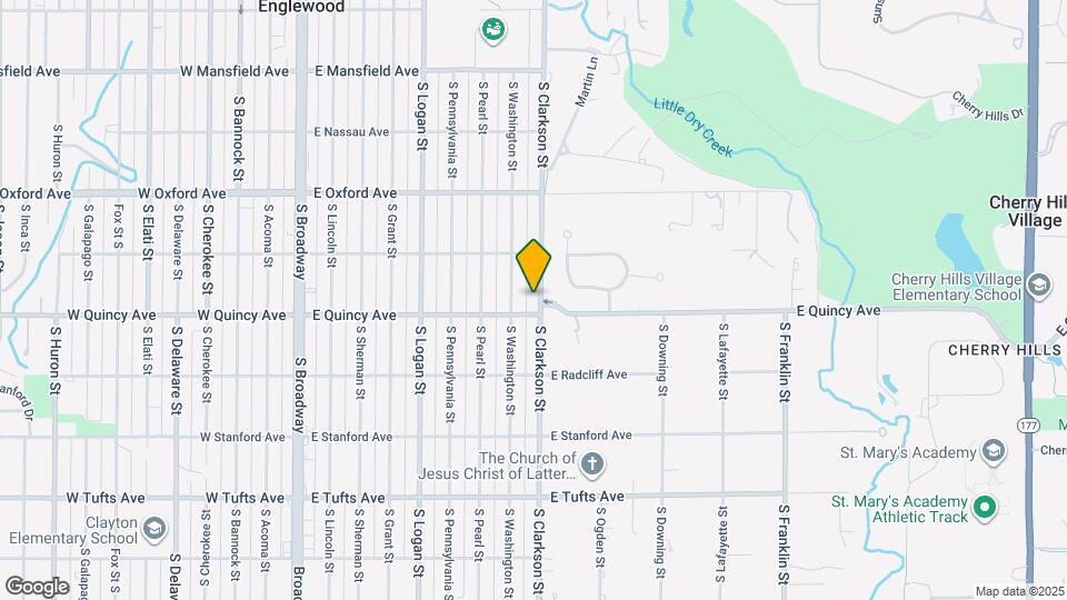 4291 S Clarkson St Map and Location Details