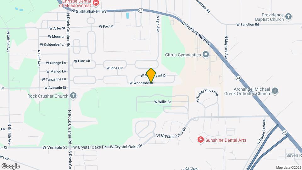 5592 W Woodside Dr Map and Location Details