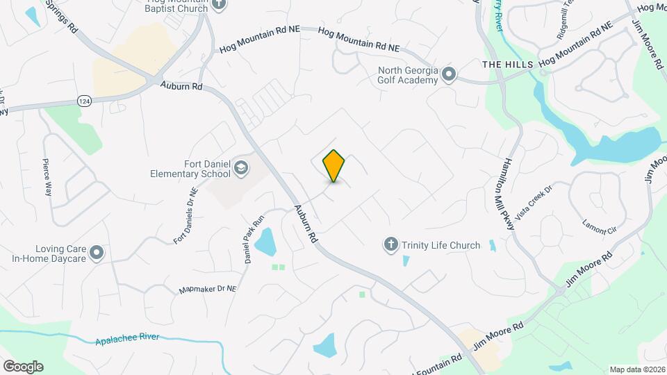 2955 Dacula Oaks Dr NE Map and Location Details
