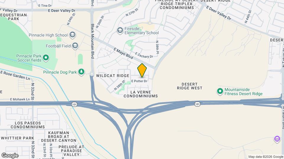 3926 E Potter Dr Map and Location Details