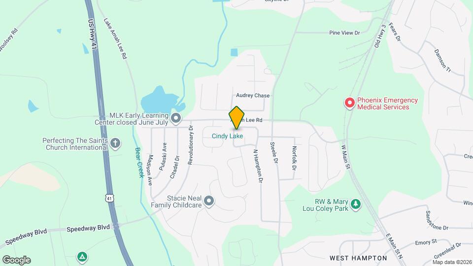 1389 N Hampton Dr Mapa y Detalles de la Ubicación