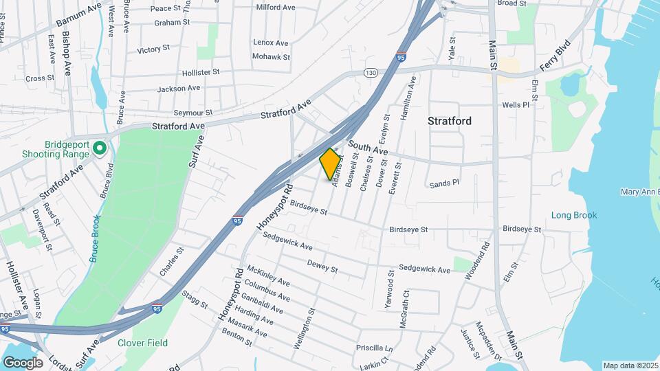 150 Adams St Map and Location Details