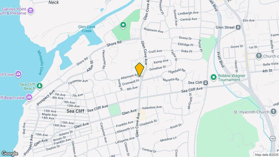 161 Glen Cove Ave Map and Location Details