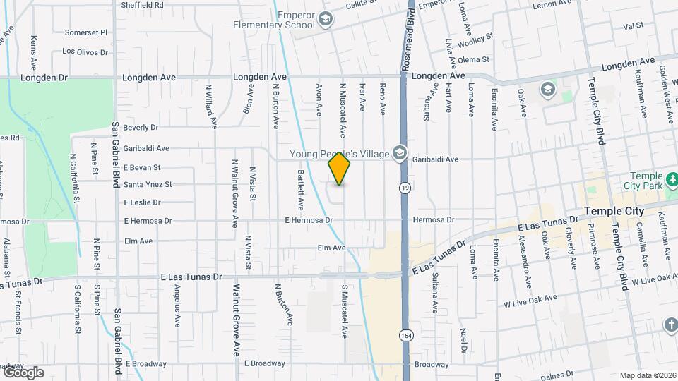 6003 N Muscatel Ave Map and Location Details