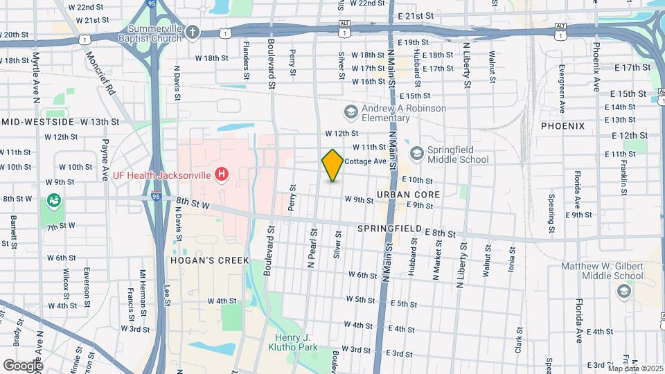 1921 Pearl Pl, Unit #1 Map and Location Details