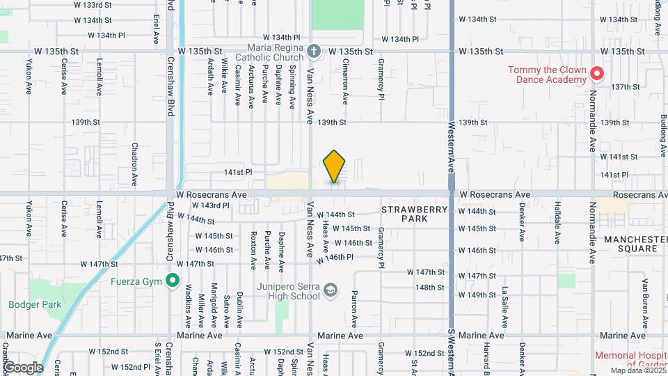 Rosecrans Place Map and Location Details