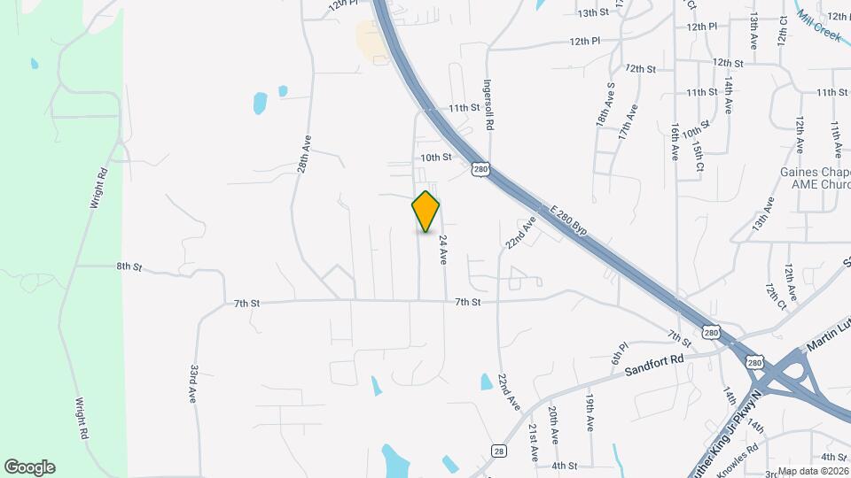 814 25th Ave Map and Location Details