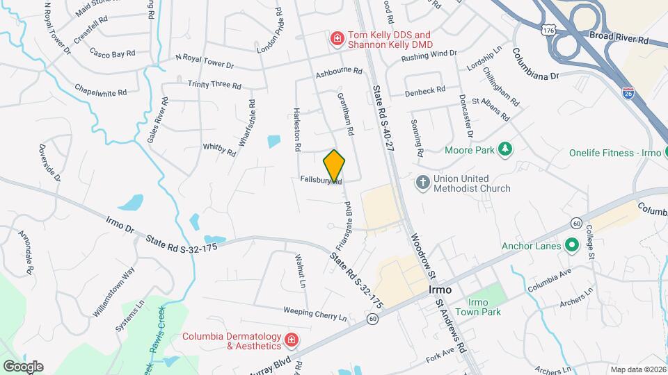 105 Fallsbury Rd Map and Location Details