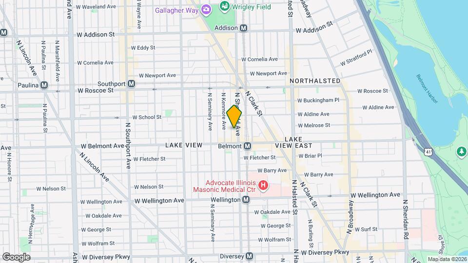 3226 N Sheffield Ave Map and Location Details