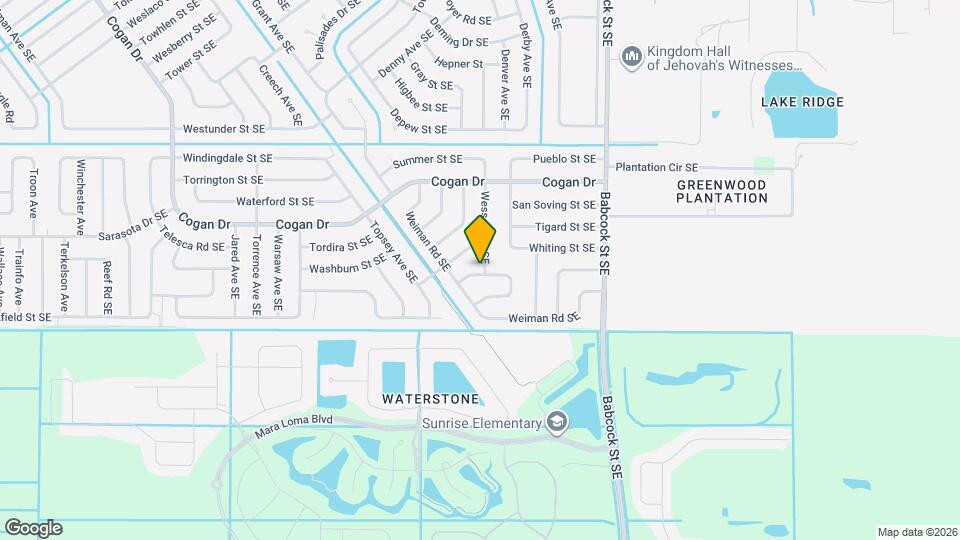 3198 Wessel Ave SE Map and Location Details