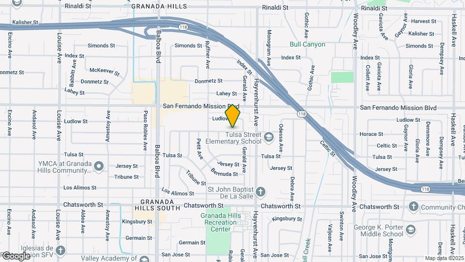 16663 Horace St Map and Location Details