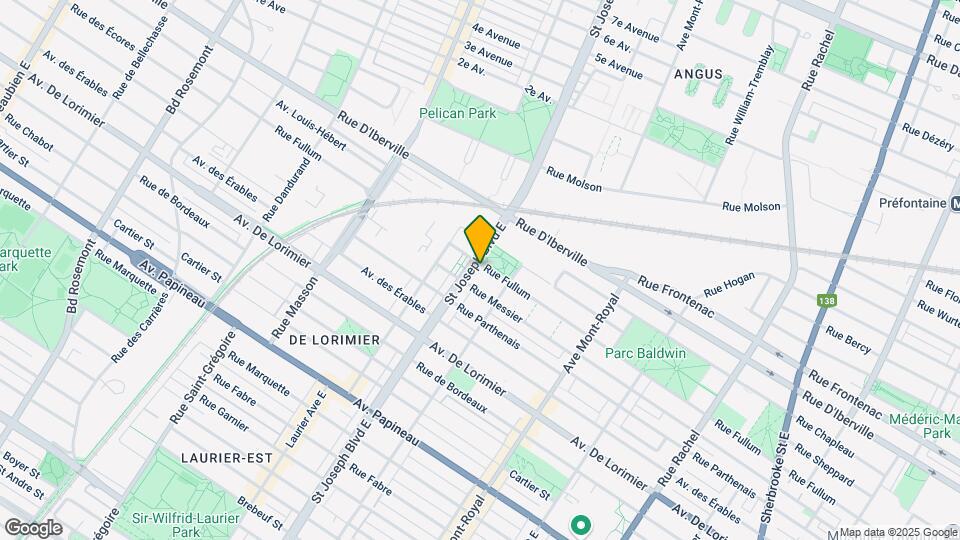 2296 Saint-Joseph Boul E Map and Location Details