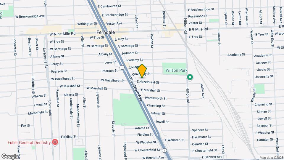 165 E Hazelhurst St Map and Location Details