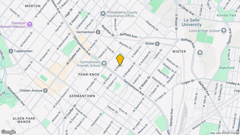 38 E Penn St, Unit 1st Floor Map and Location Details