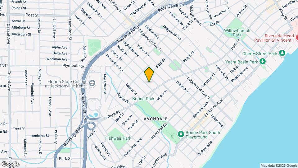 1431 Dancy St Map and Location Details