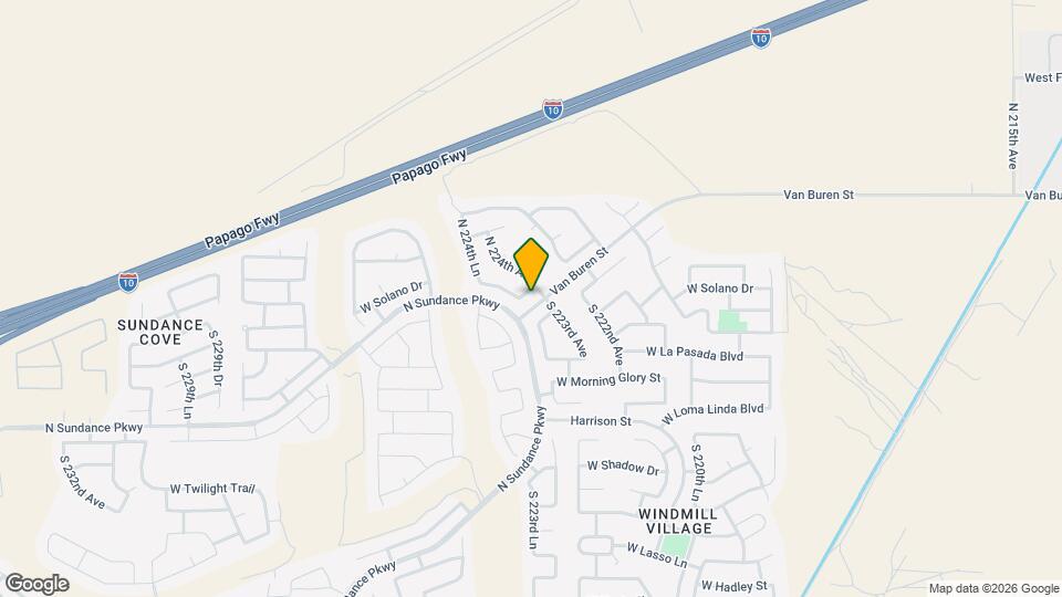 22371 W Solano Dr Map and Location Details