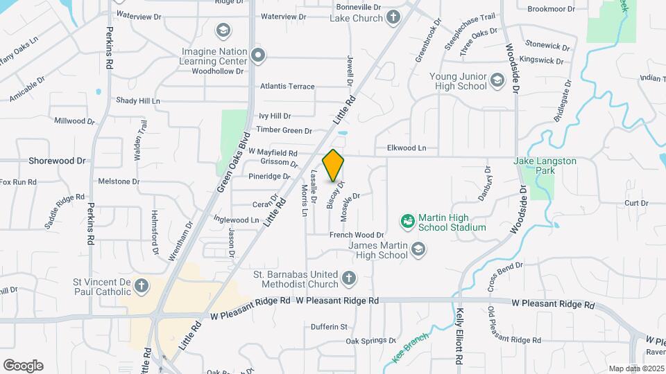 3604 Biscay Dr Map and Location Details