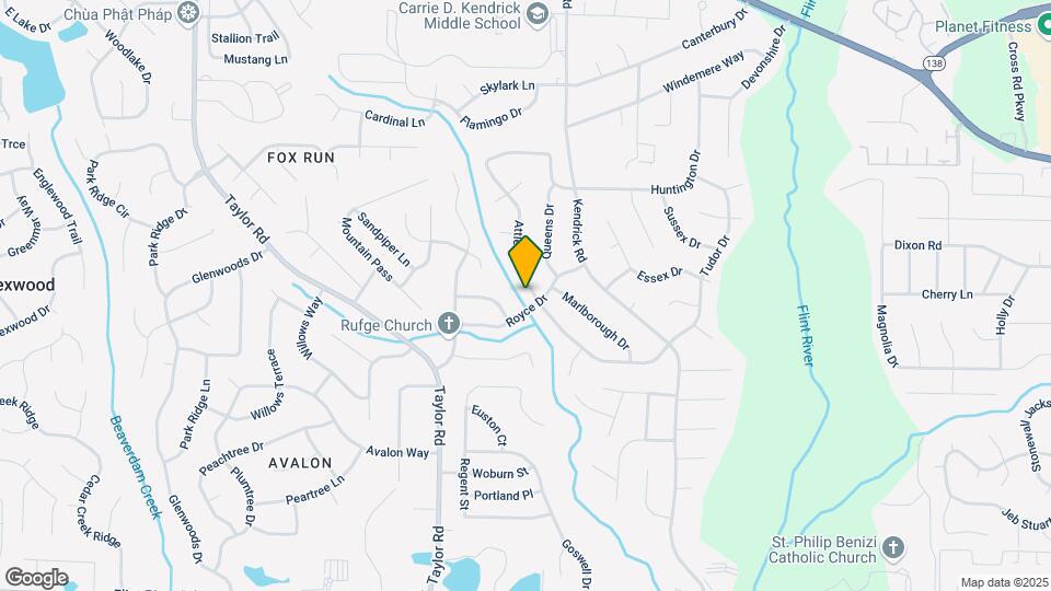 8297 Attleboro Dr Map and Location Details