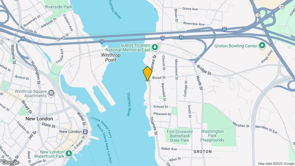 119 Thames St, Unit 3 Map and Location Details