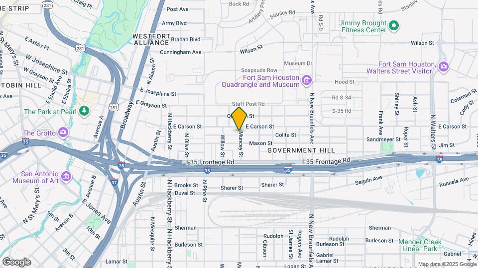 1219 Muncey St, Unit 2 Bedroom 57 Map and Location Details