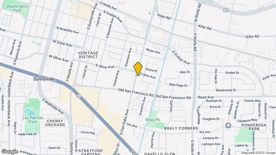 522 S Fair Oaks Ave Map and Location Details