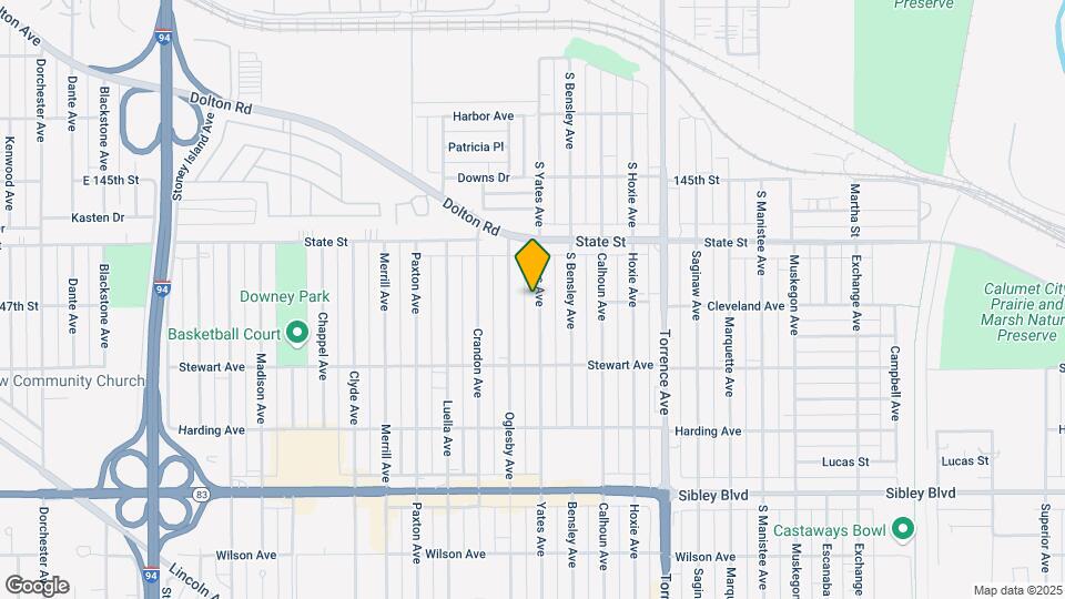 312 Yates Ave Map and Location Details