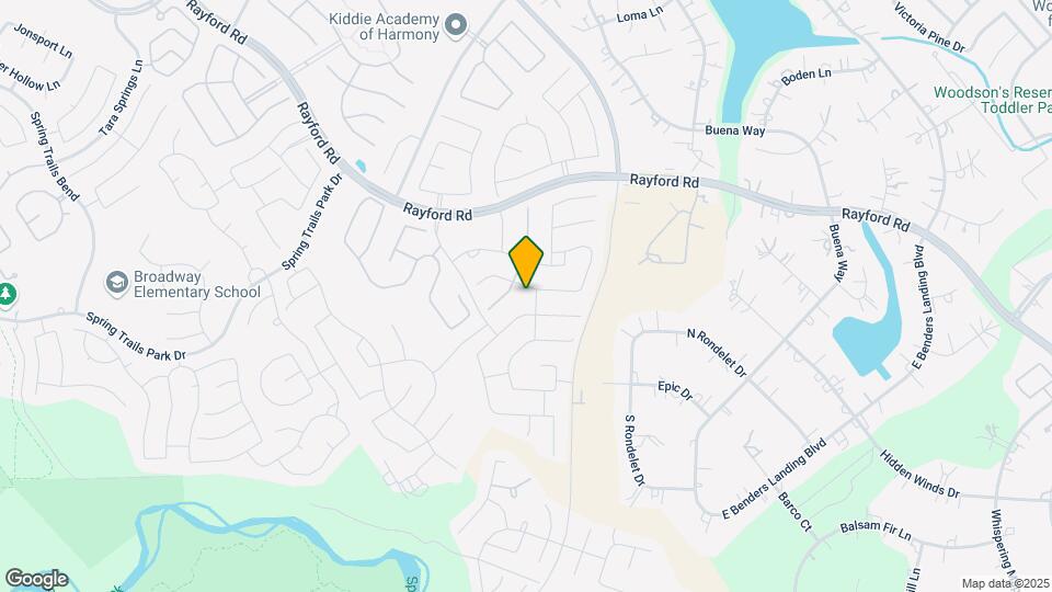 3850 Chapman Bluff Dr Map and Location Details