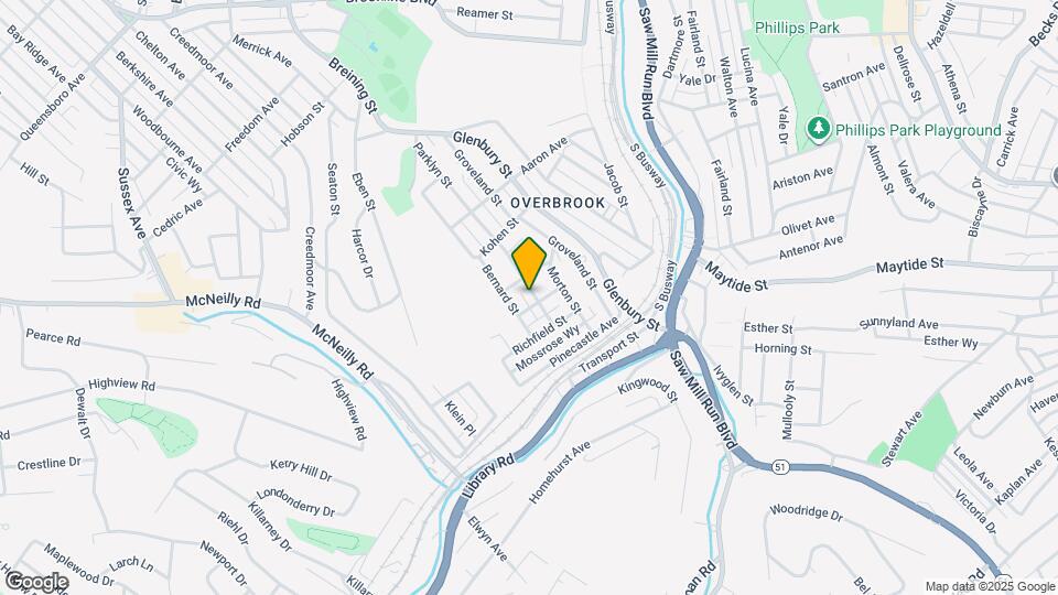 307 Parklyn St Mapa y Detalles de la Ubicación